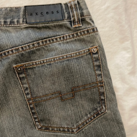 Axcess Mens Jeans 34/32 - Picture 3 of 6